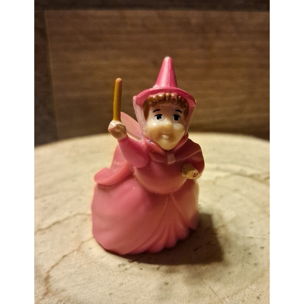 2013 Mattel Sleeping Beauty Fairy Godmother Flora Figure Cake Topper
